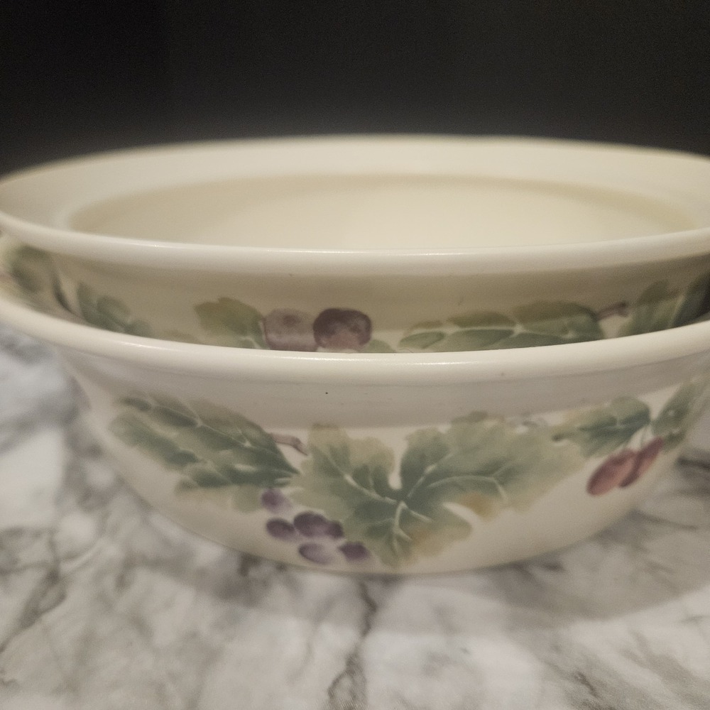 Pfaltzgraff Grapevine Stoneware Baking Dishes – Set of 2, Mixed Sizes